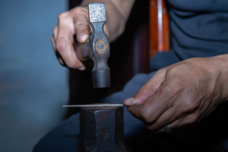 Silversmithing in Luang Prabang